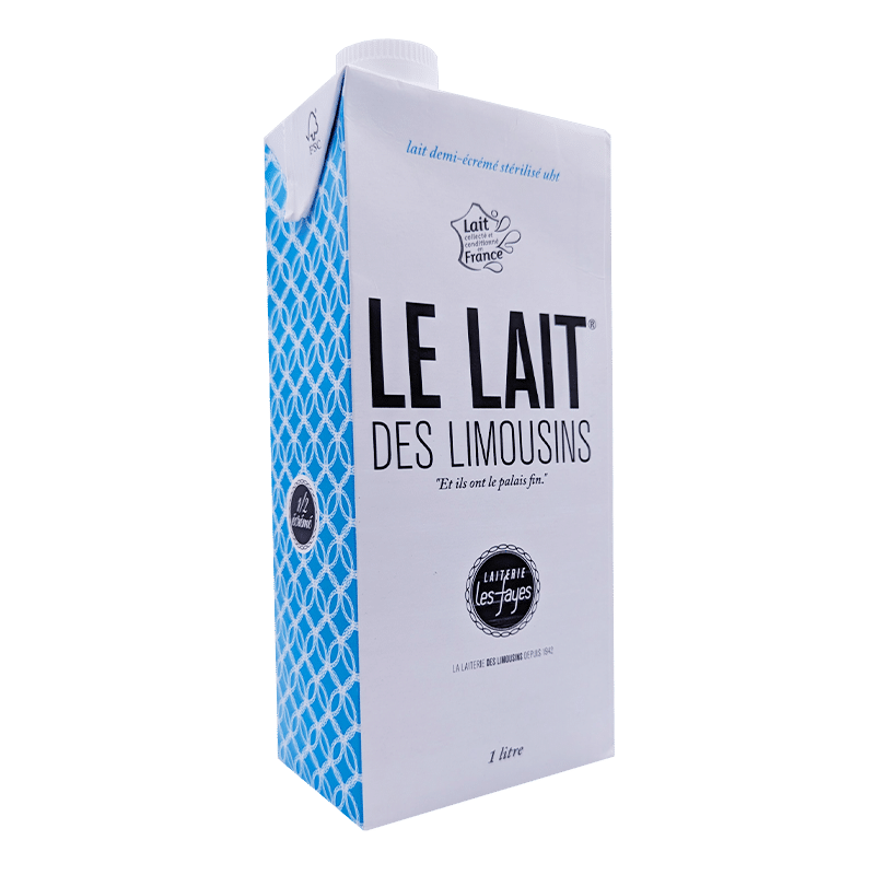 Lait demi-écrémé – brique