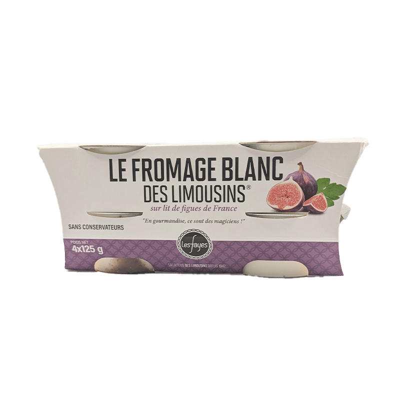 Fromage blanc sur lit de confiture de rhubarbe